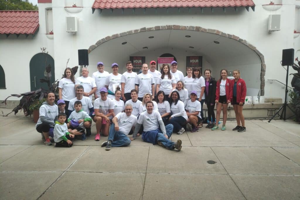 Ford Keast LLP Team Photo - 10000 Paces for 10000 Faces