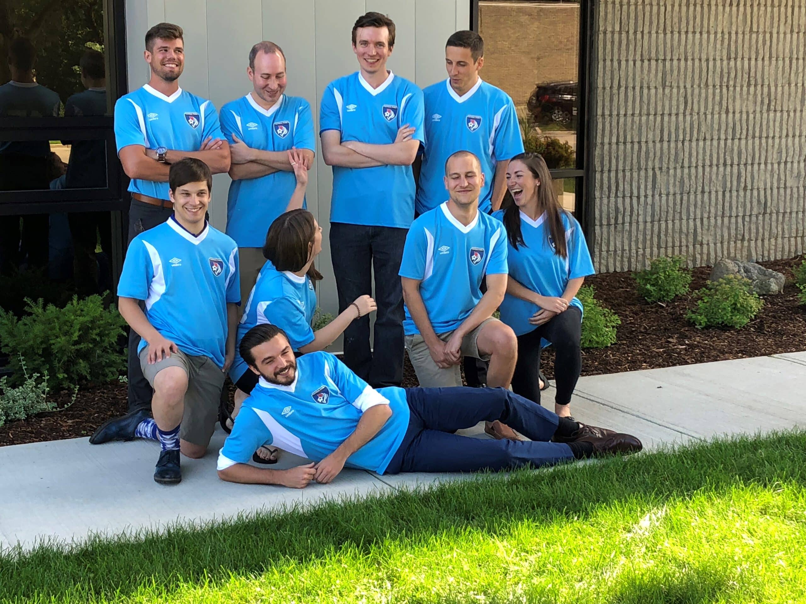 An image of the Ford Keast LLP soccer team