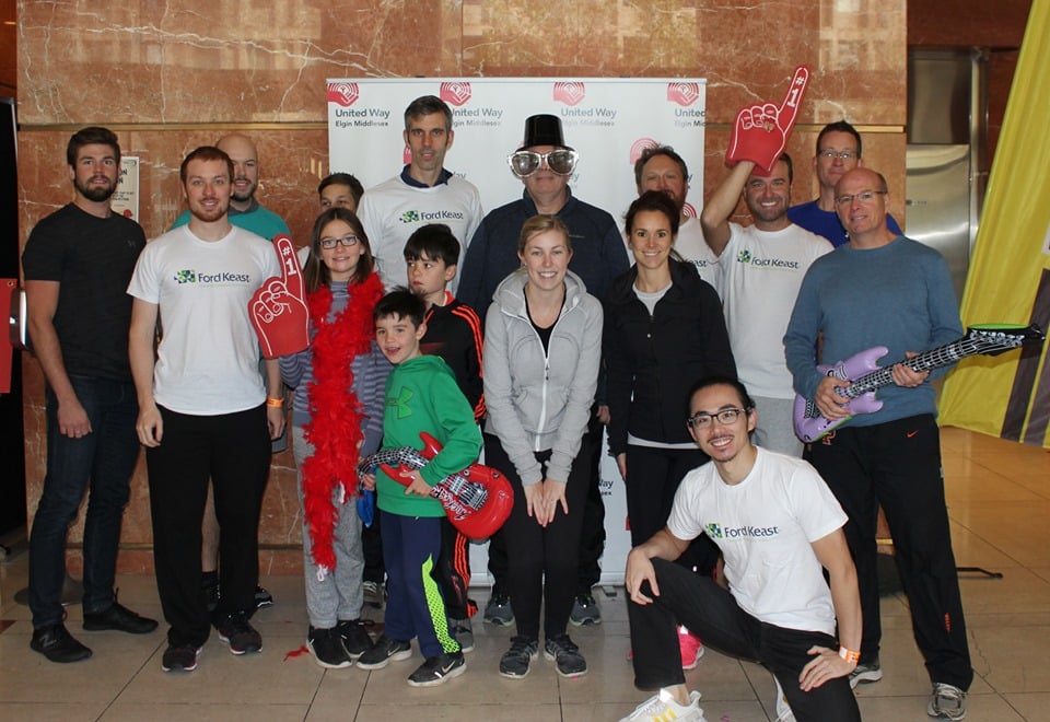 United Way Stair Climb group photo