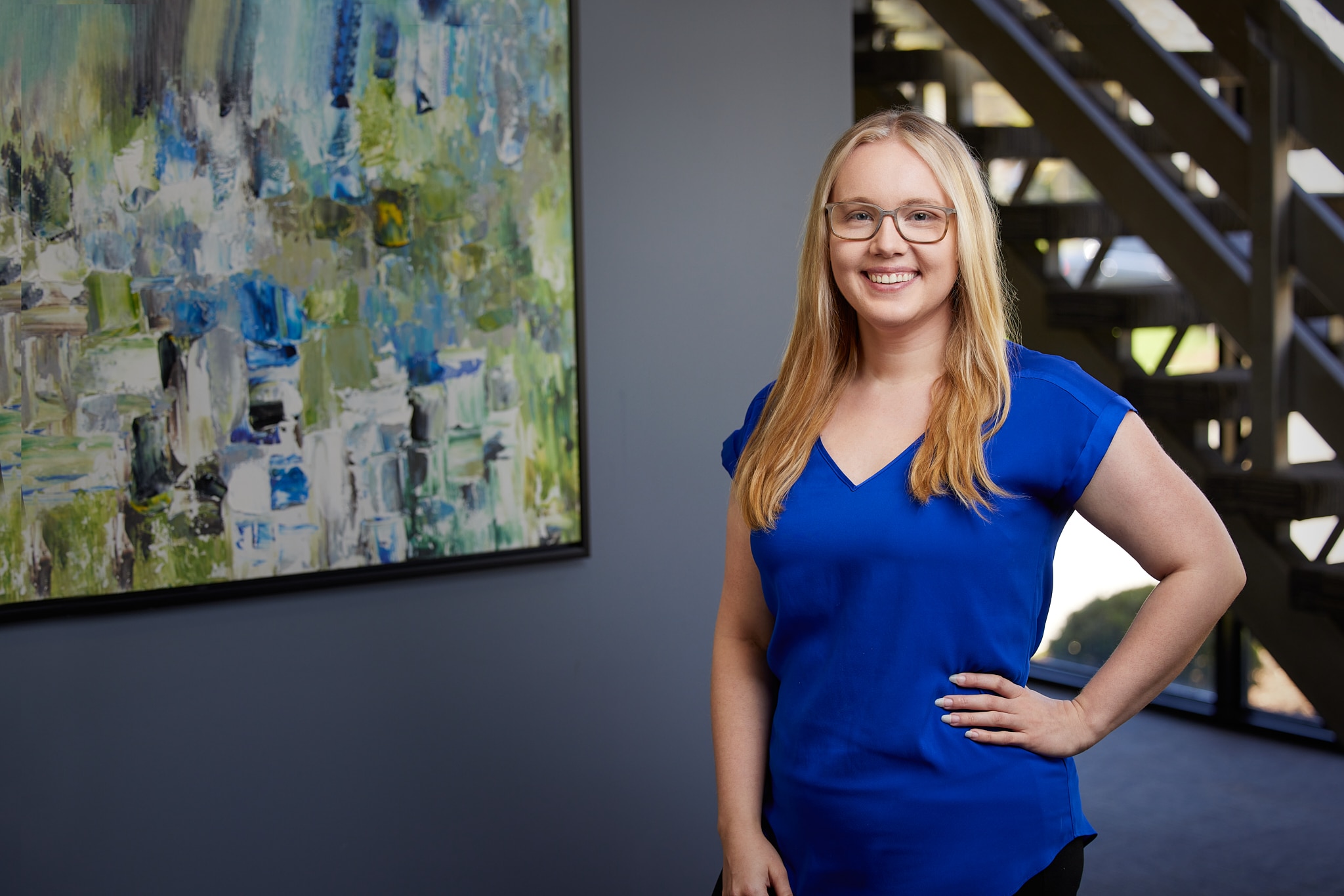 An image of Breanne MacKenzie, the Director of First Impressions at Ford Keast LLP in the London Ontario office.