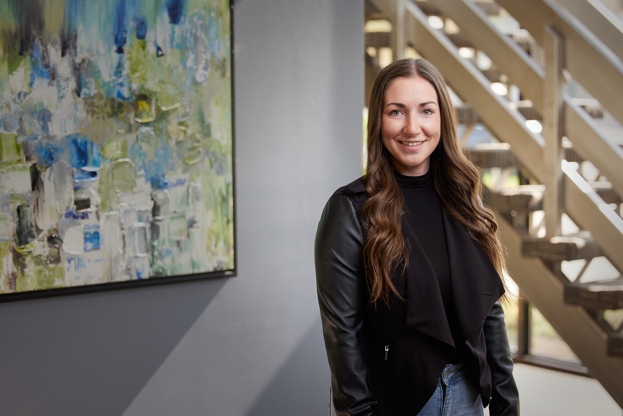 An image of Sherri Hedden, the administrative coordinator in the reception area of the Ford Keast LLP London office.