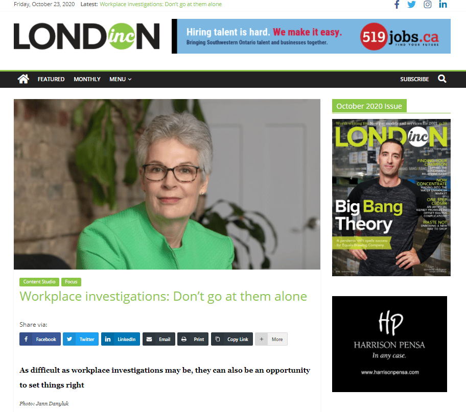 Jann Danyluk in the London Inc post