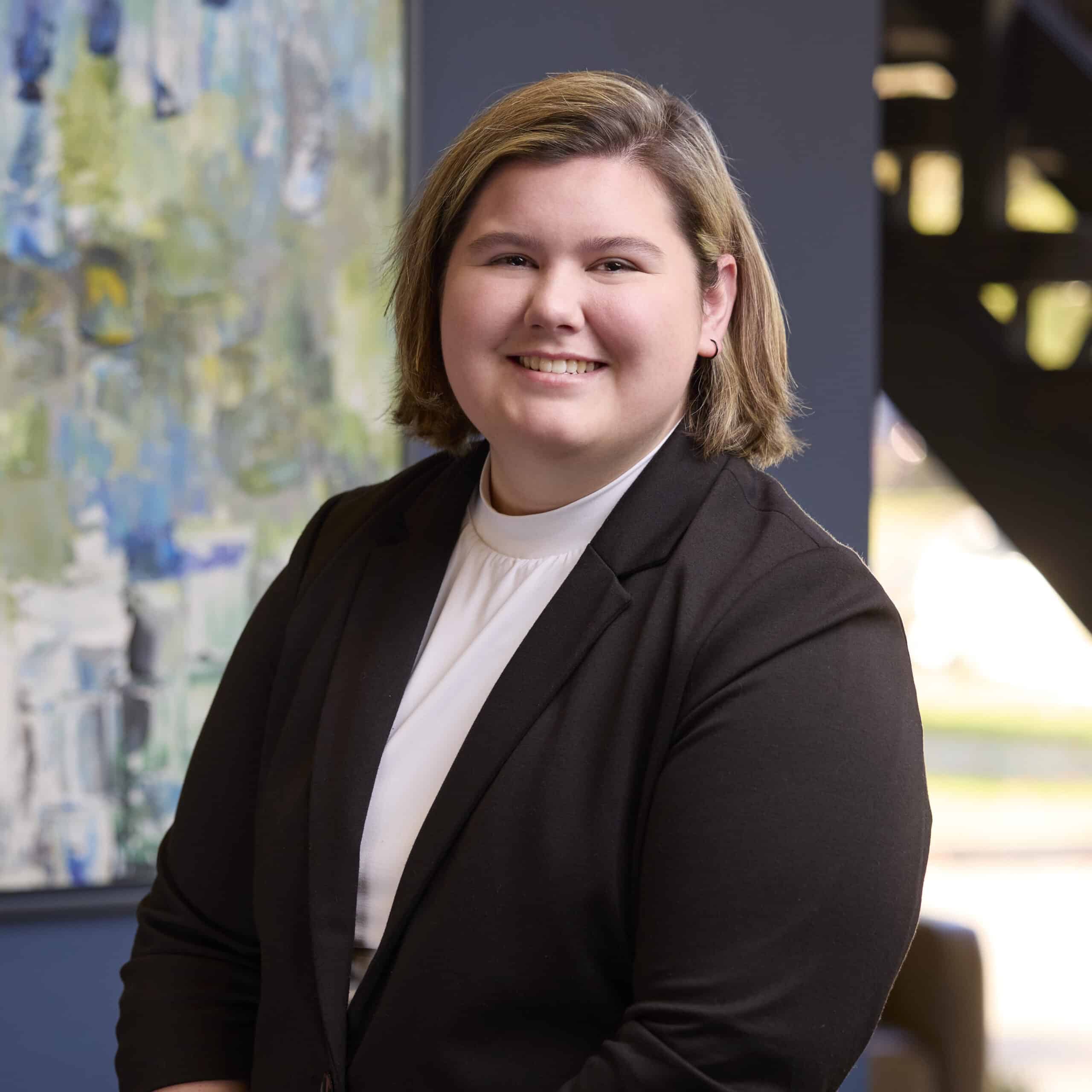 A thumbnail image of Kit Williams in the Ford Keast LLP office in London Ontario