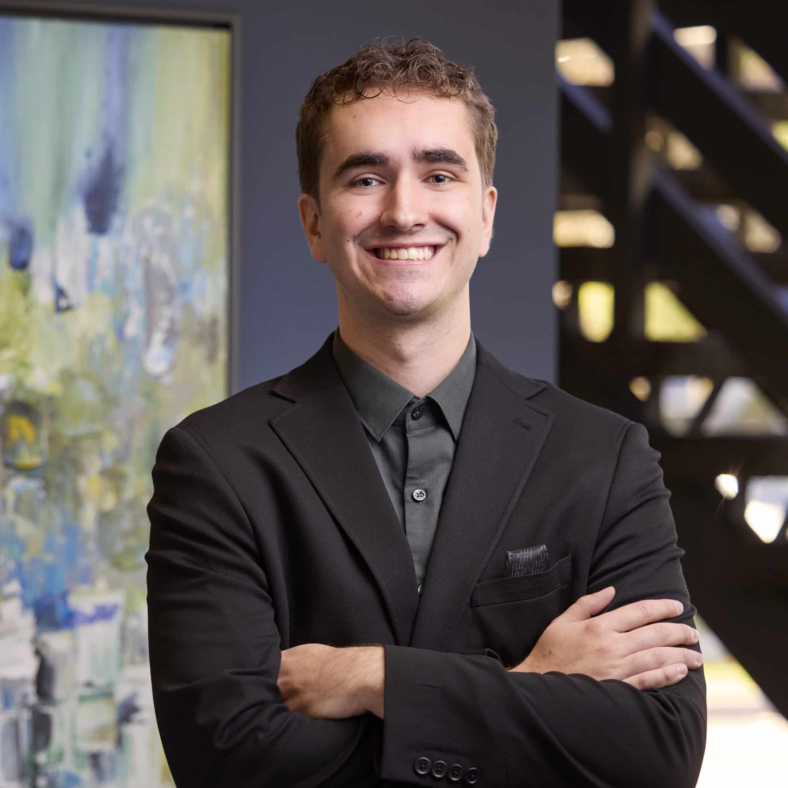 A thumbnail image of Matteo Di Cola in the Ford Keast LLP office in London Ontario