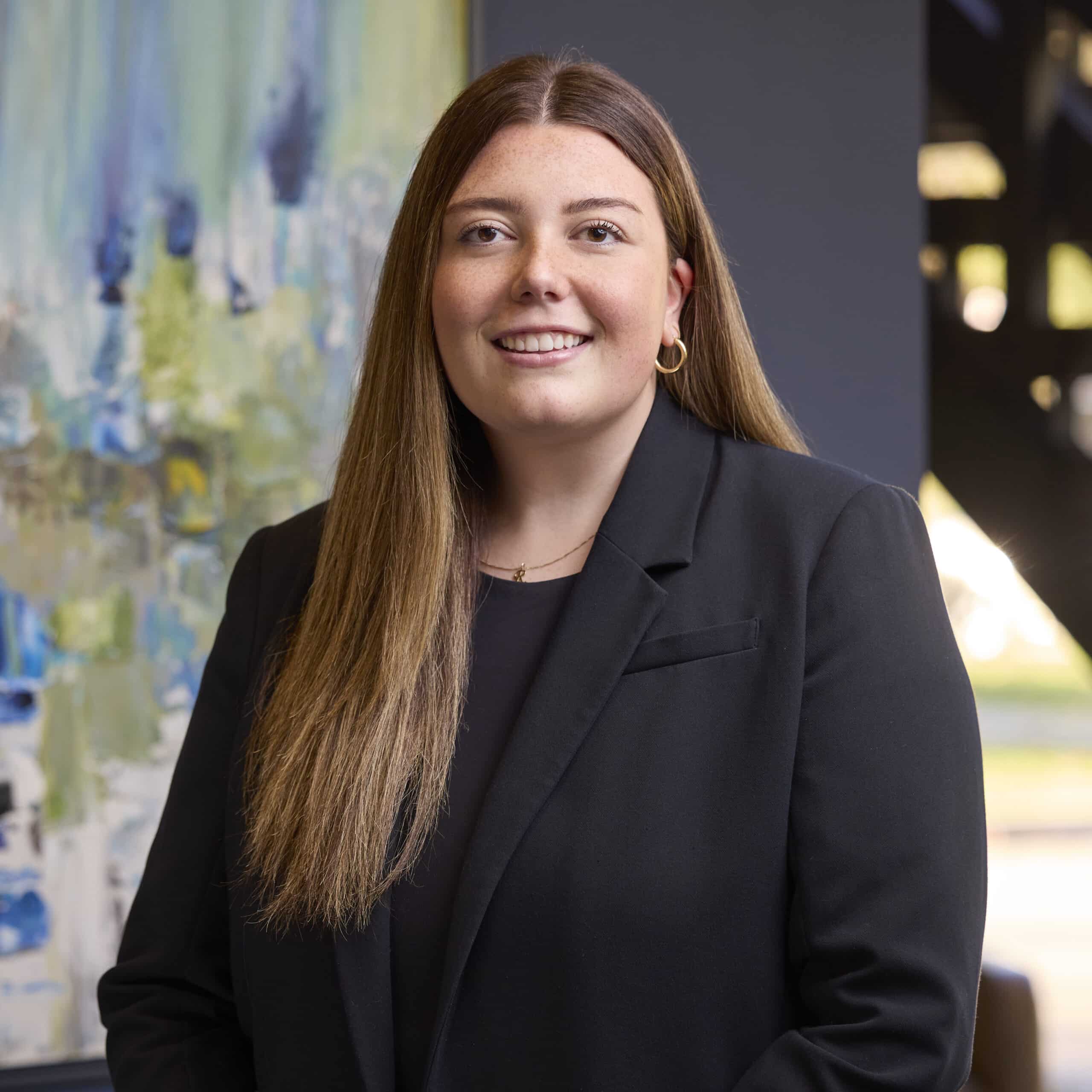 A thumbnail image of Rebecca Getliffe in the Ford Keast LLP office in London Ontario