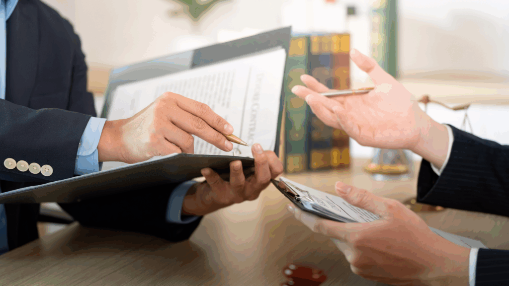 An image of a lawyer in a legal practice in London Ontario