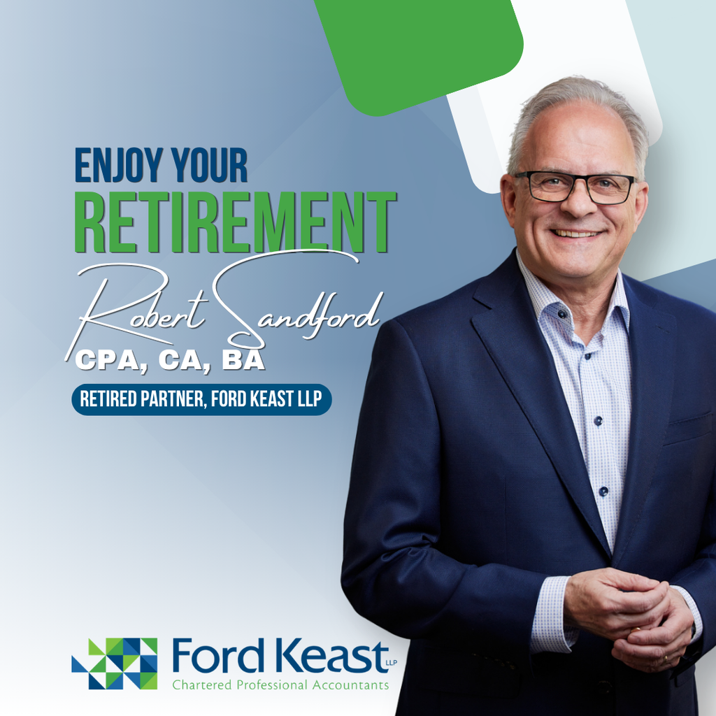 An image of Robert (Bob) Sandford retirement announcement